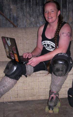 Roller derby AND writing. It can happen. It WILL happen. Roller derby AND writing. It can happen. It WILL happen.