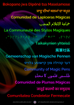 Promotional poster for Community of Magic Pens