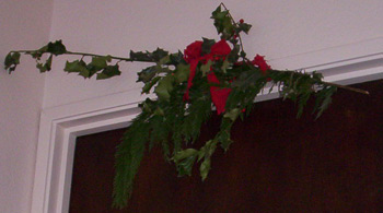 Holly over the door Holly over the door