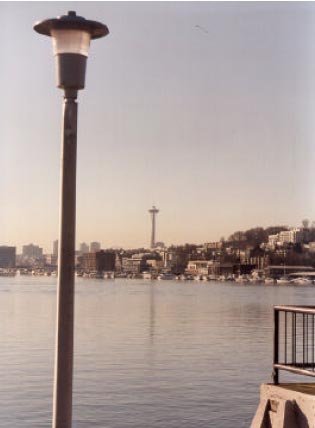 The Space Needle as viewed from Gasworks Park