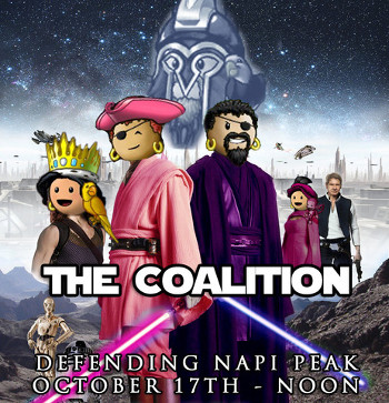 Defending Napi Peak with mad Jedi skillz